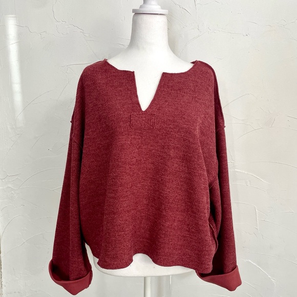 Urban Outfitters Jax Inside Out
Ribbed Notch Neck Top - Picture 3 of 11